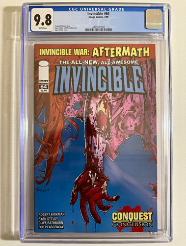 Invincible cgc 8 white - 9.8,