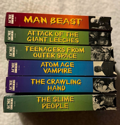 Vintage sci horror vhs - vhs, lot